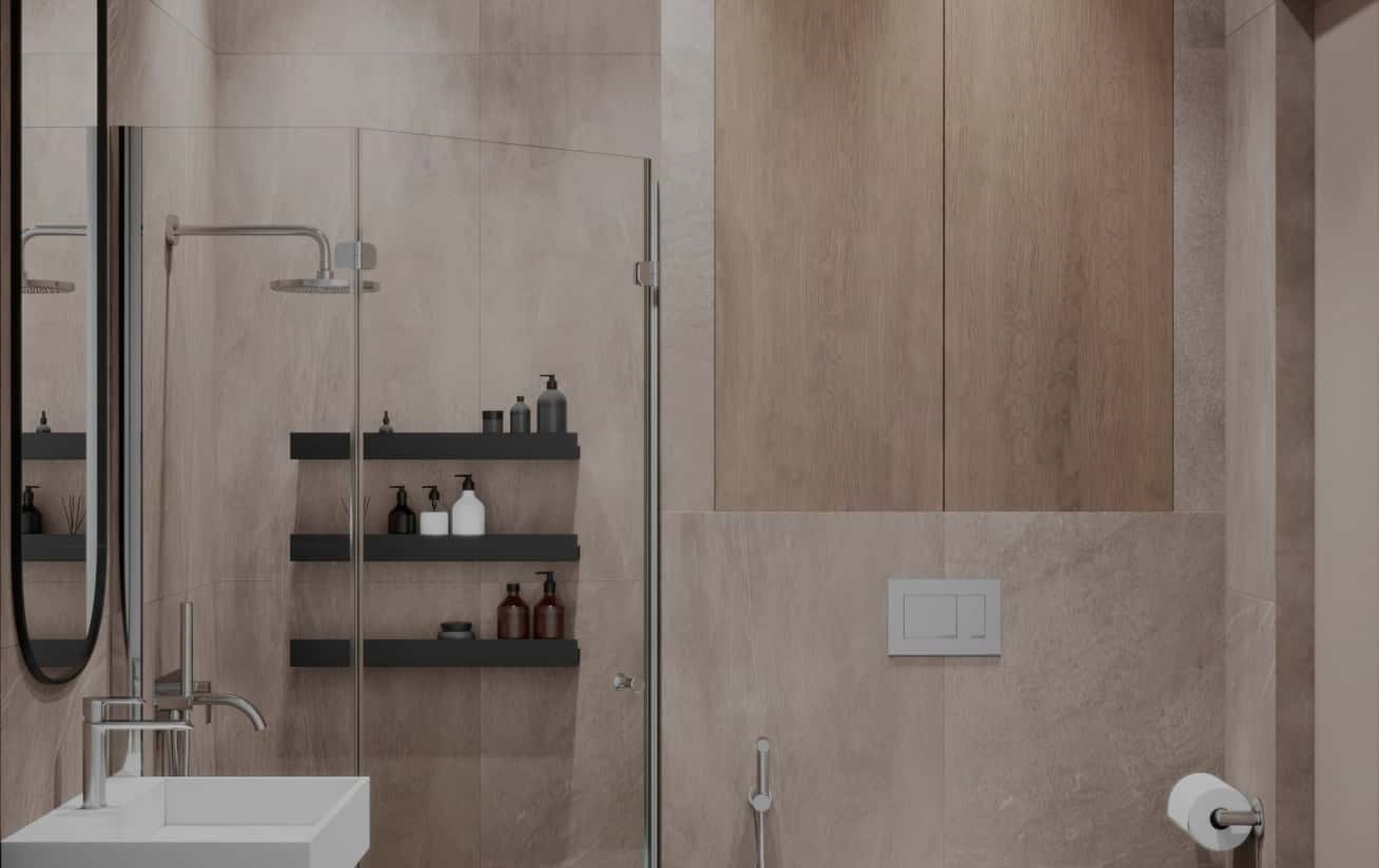 Еклектичний інтер'єр заміського будинку з елементами лофту та необароко.