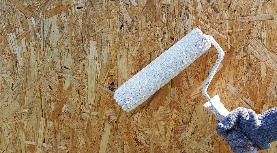 Фарбування ОСБ 2026 Фарбування ОСБ плити у 2026: приклад вдалого внутрішнього оздоблення стін.