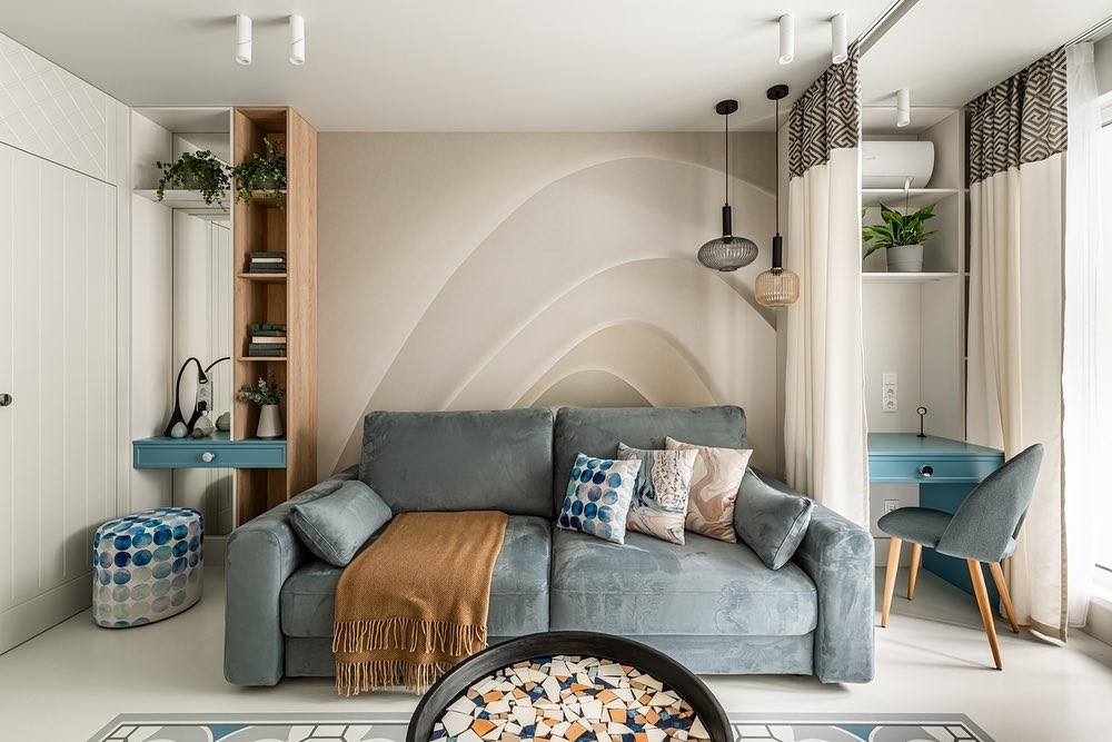 Ниткові штори Декоративні нитки замість дверей. Легкий та повітряний дизайн.