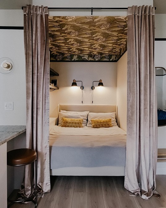 Тканинні штори замість дверей Відкрите планування: штори як альтернатива дверям в інтер'єрі