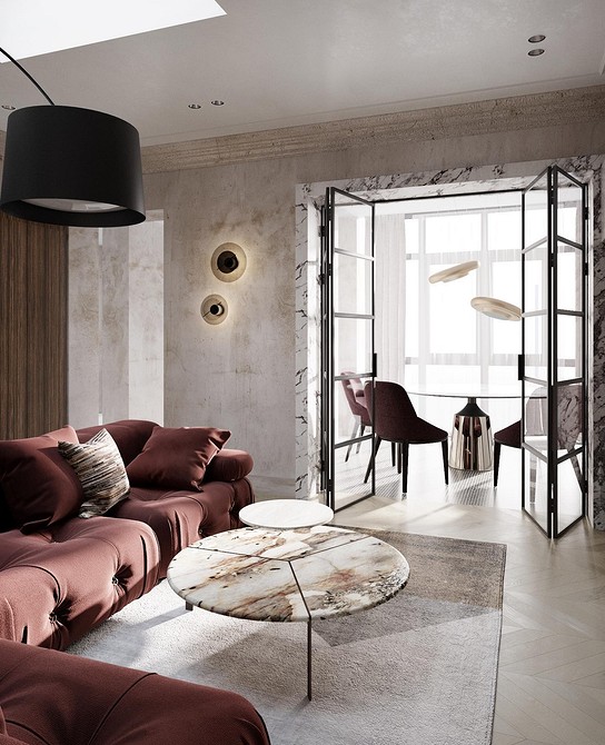 Книжкова шафа-перегородка Зонування кімнати за допомогою книжкової шафи замість дверей: стильне рішення.