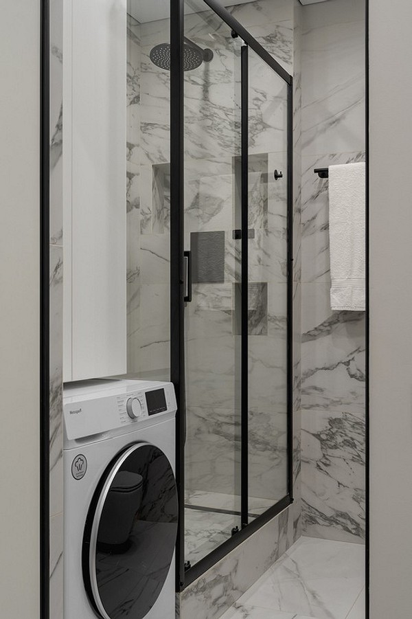 Душ: економія та стиль Мінімалістична душова кабіна: вибір для економії води та простору