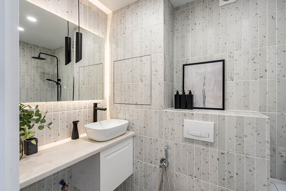 Вітальня: стан після ремонту Інвестиції в нерухомість 2026: вітальня після якісного ремонту для фліпінгу.