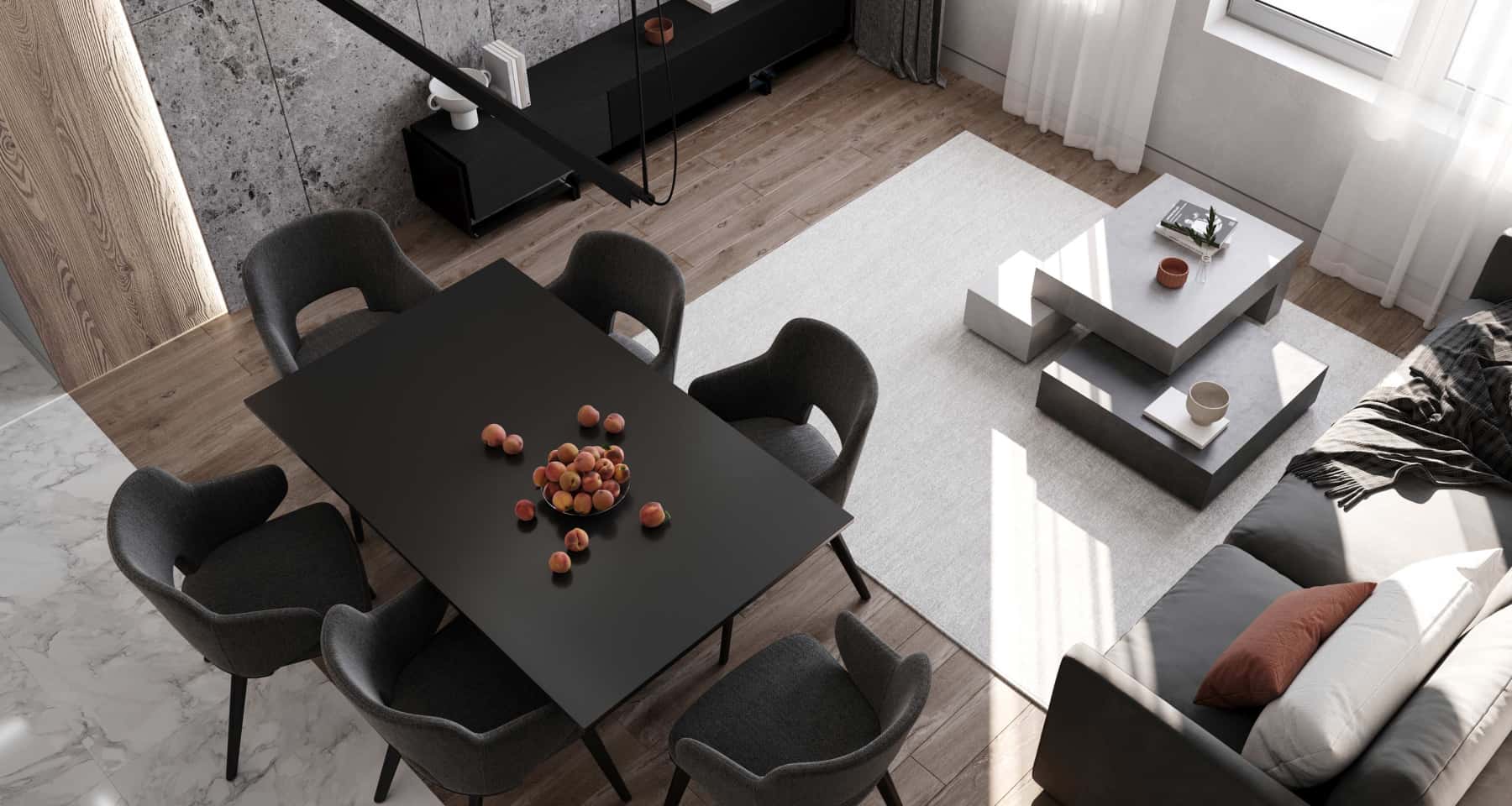 Нейтральний кабінет вдома Інтер'єр кабінету з використанням спокійних нейтральних кольорів