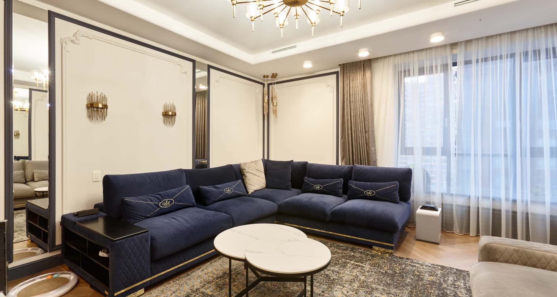 Функціональне перепланування Перепланування 4-кімнатної квартири для створення більш функціонального простору.