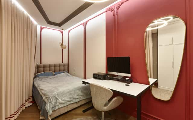 Арт-деко розкіш Елегантний дизайн 4-кімнатної квартири в стилі арт-деко 2026 з розкішними меблями.