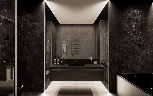 Контрастний дизайн Стильний дизайн 4-кімнатної квартири з використанням контрастних кольорів та оригінальних аксесуарів.