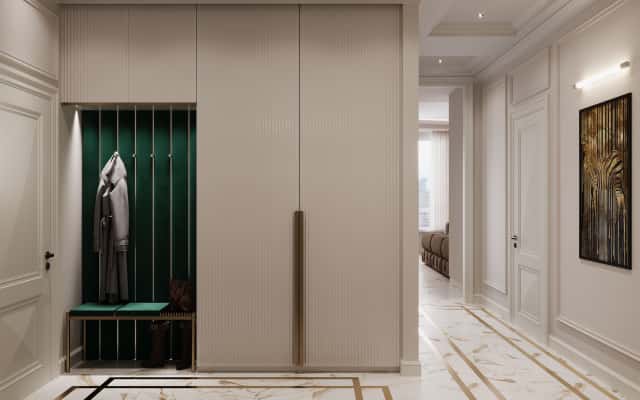 Перепланування простору Перепланування 4-кімнатної квартири: велика кухня-вітальня з обідньою зоною.