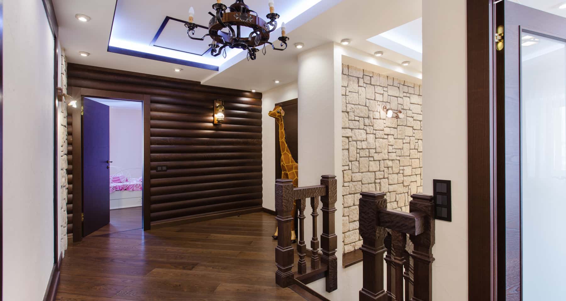 Темний шик Розкішний дизайн інтер'єру в темних тонах з акцентом на текстури