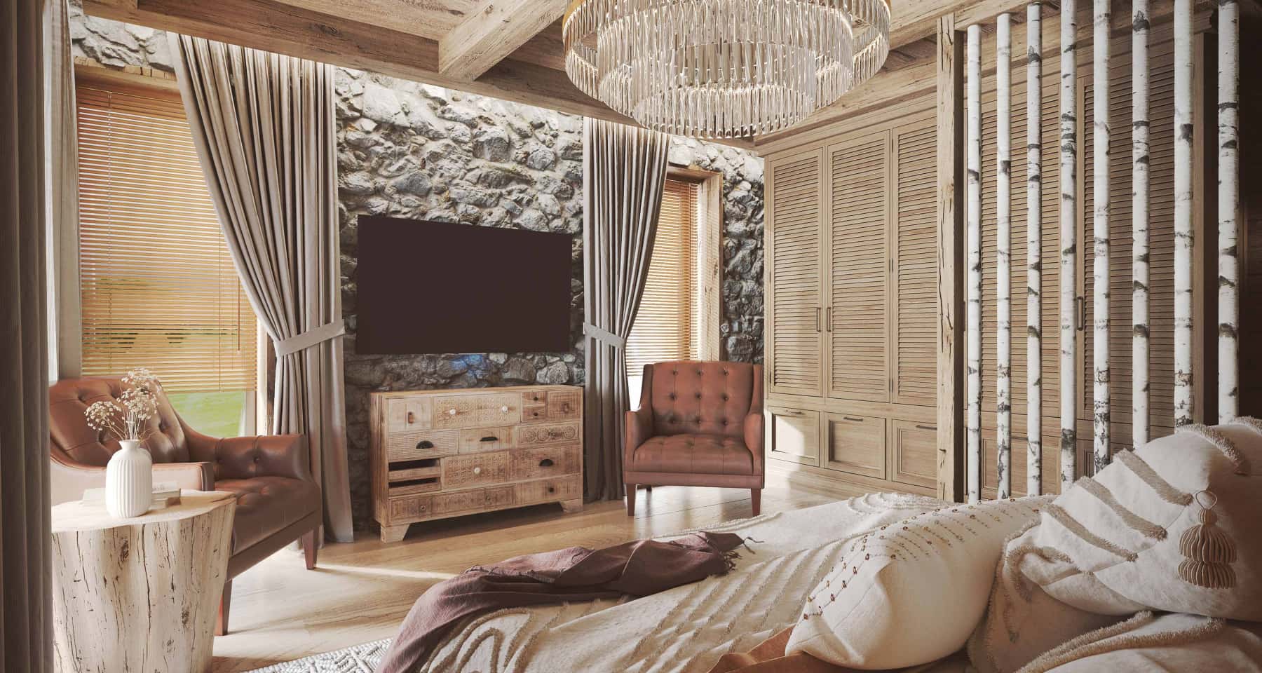 Деталі мають значення Деталі інтер'єру в темних тонах: вази, свічки та декоративні елементи.