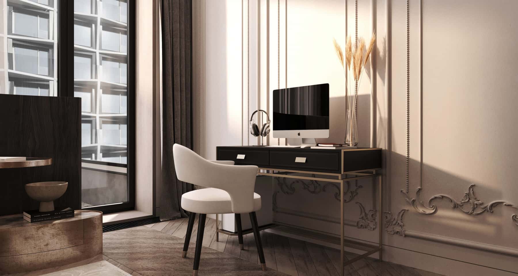 Інтер'єр двокімнатної квартири в стилі мінімалізм, простір і світло