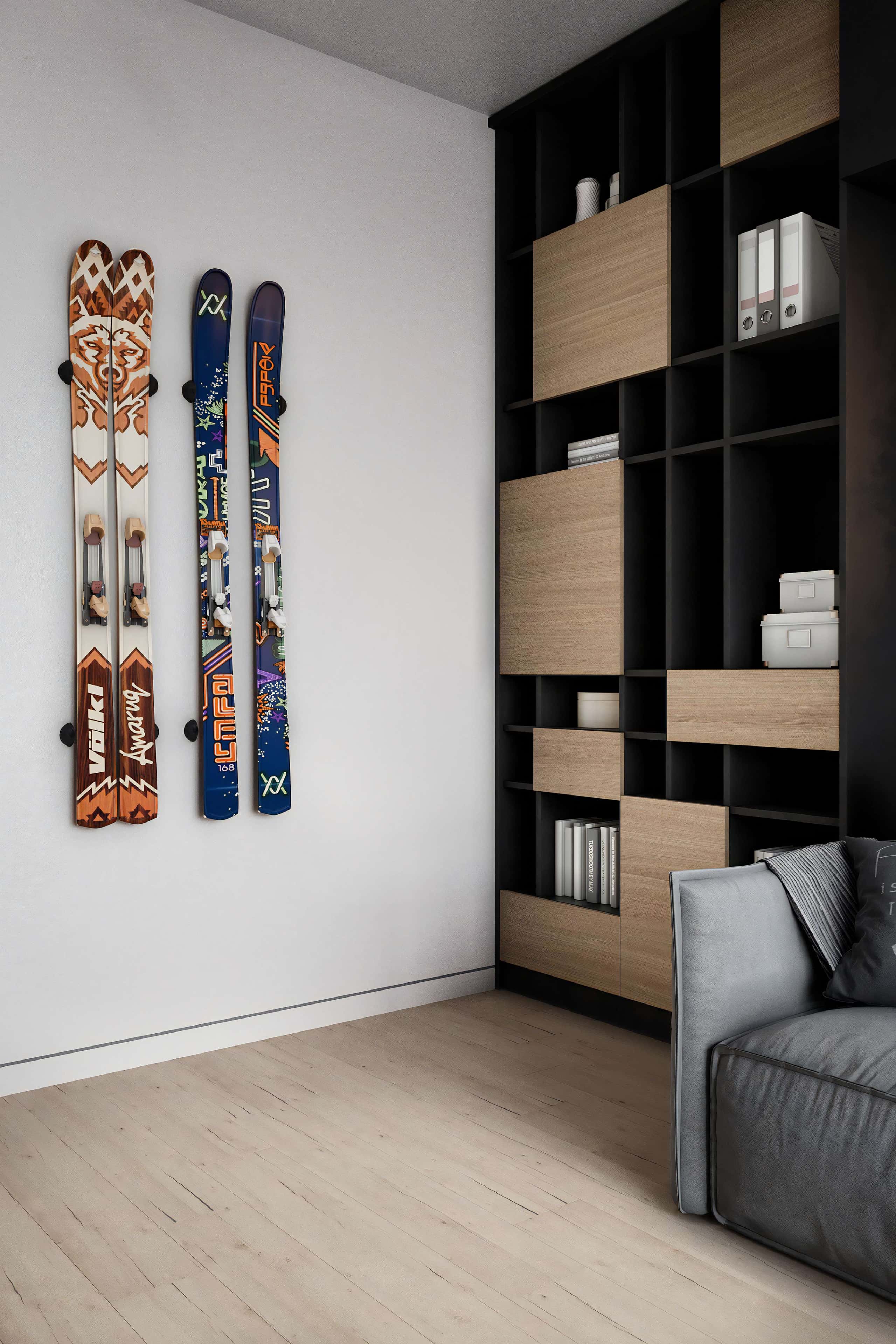 Вабі-сабі мінімалізм Мінімалістичний дизайн домашнього кабінету в японському стилі вабі-сабі.