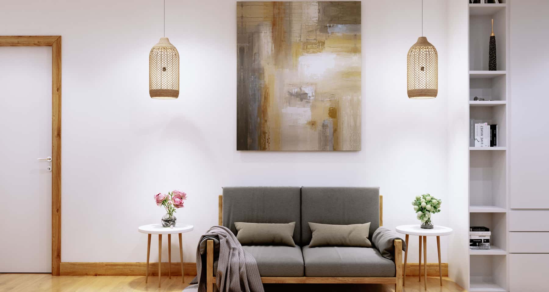 Декор в кабінеті Дизайн кабінету з акцентом на деталі: рослини, декор та особисті речі.