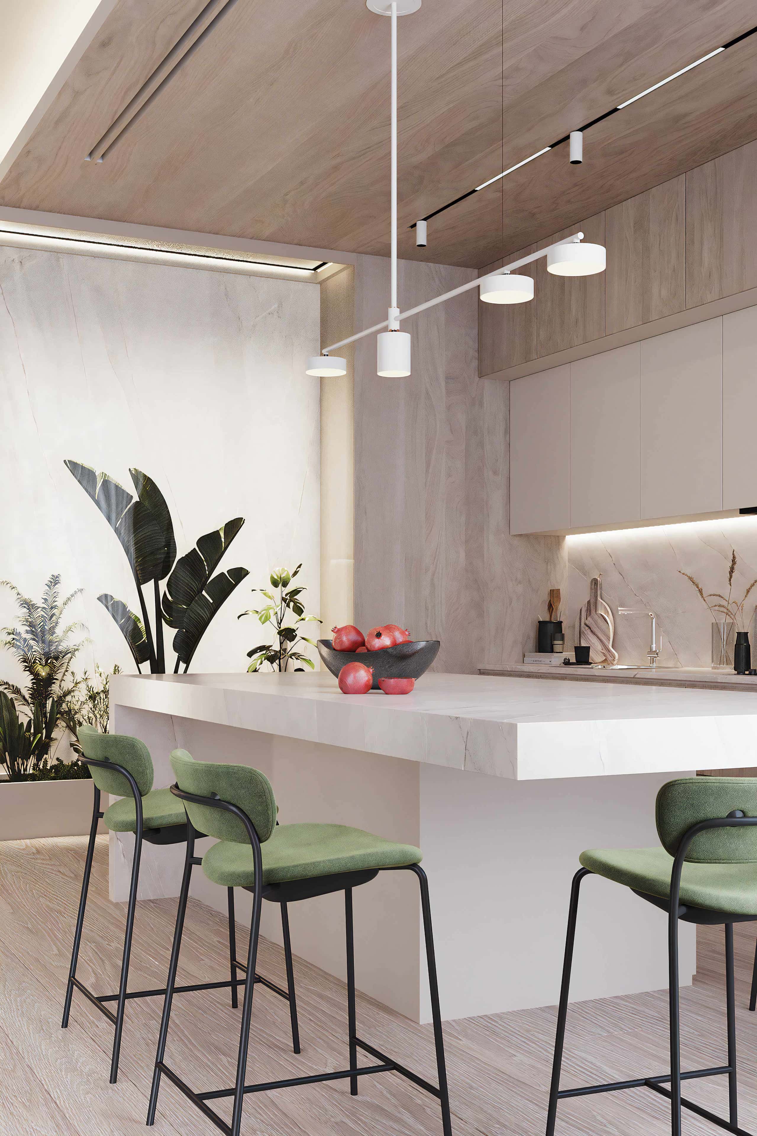 Бежевий: спальня мрії Затишна спальня в бежевих тонах з м'якими текстильними акцентами.