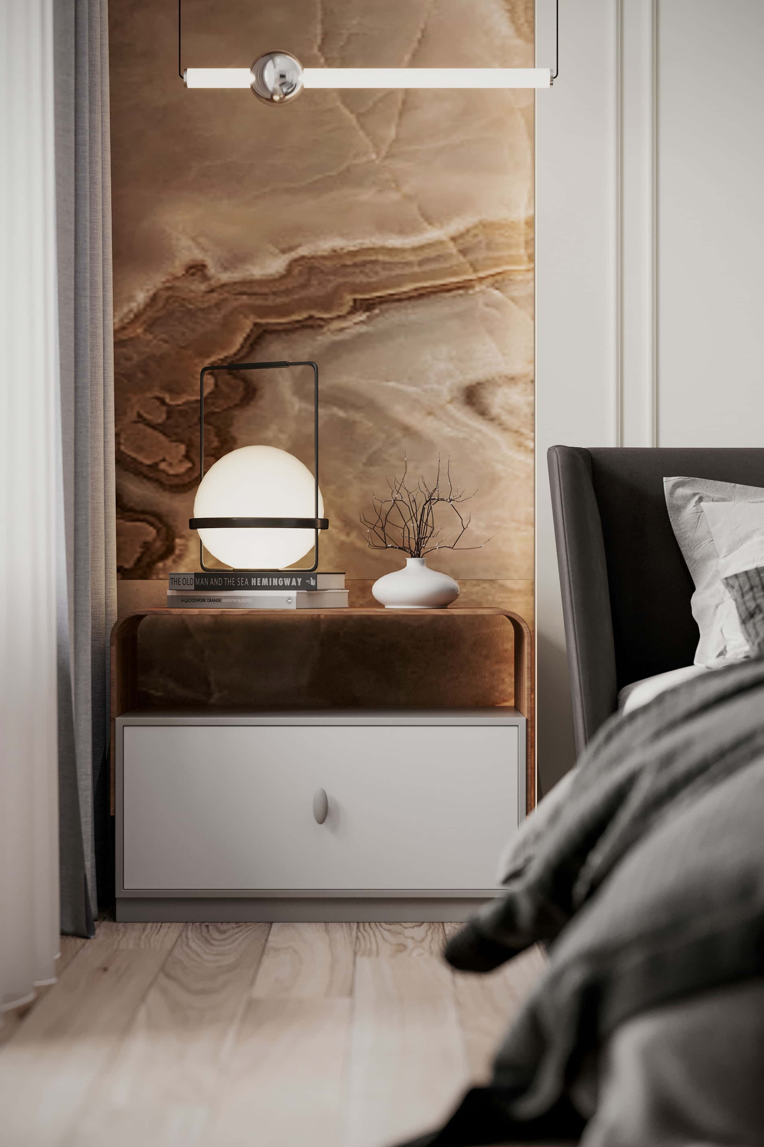 Текстильний акцент Затишний бежевий інтер'єр з акцентом на текстиль та декоративні елементи.