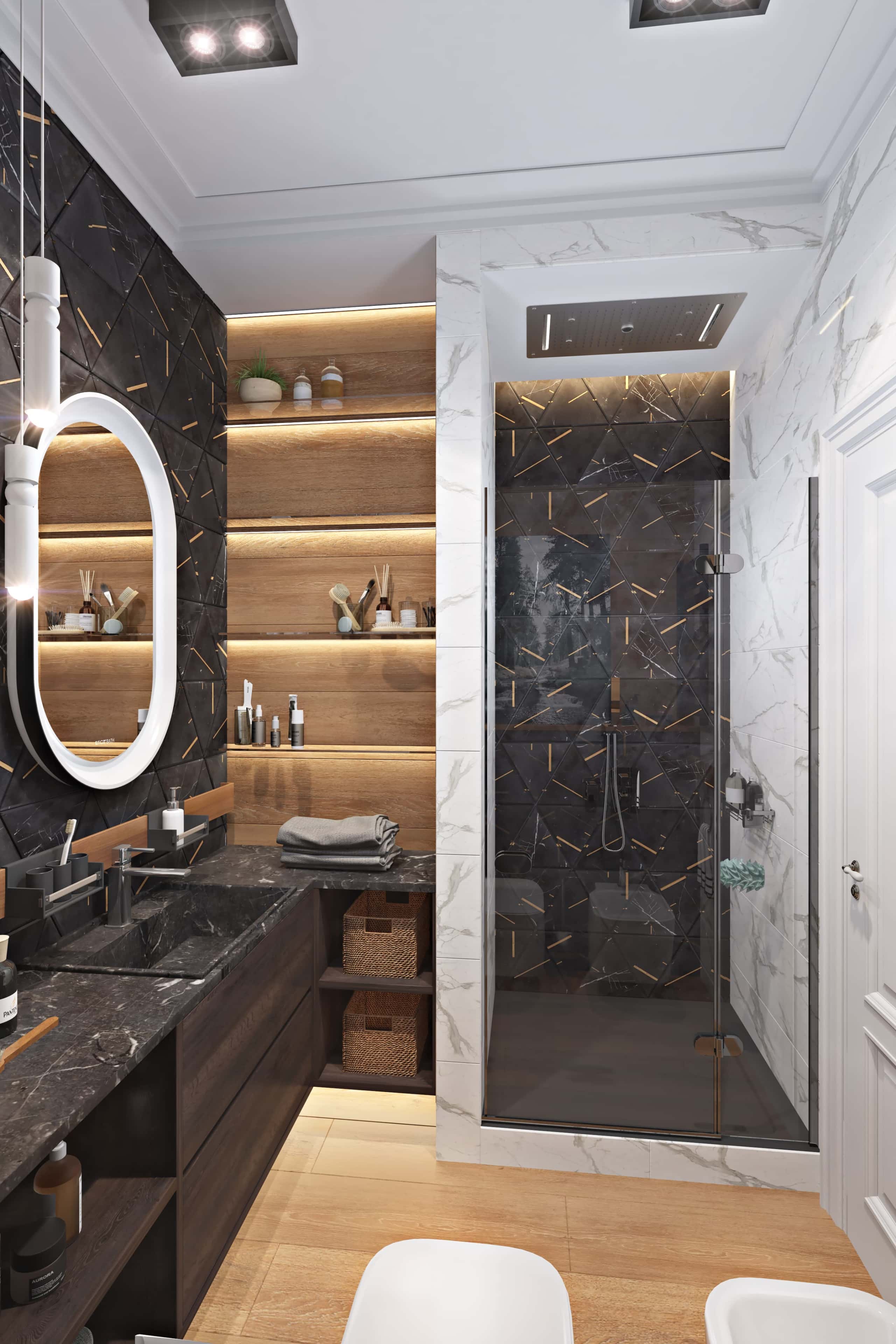 Затишна спальня 2026 Дизайн квартири 2026: мінімалістична спальня з великим вікном і природним освітленням.