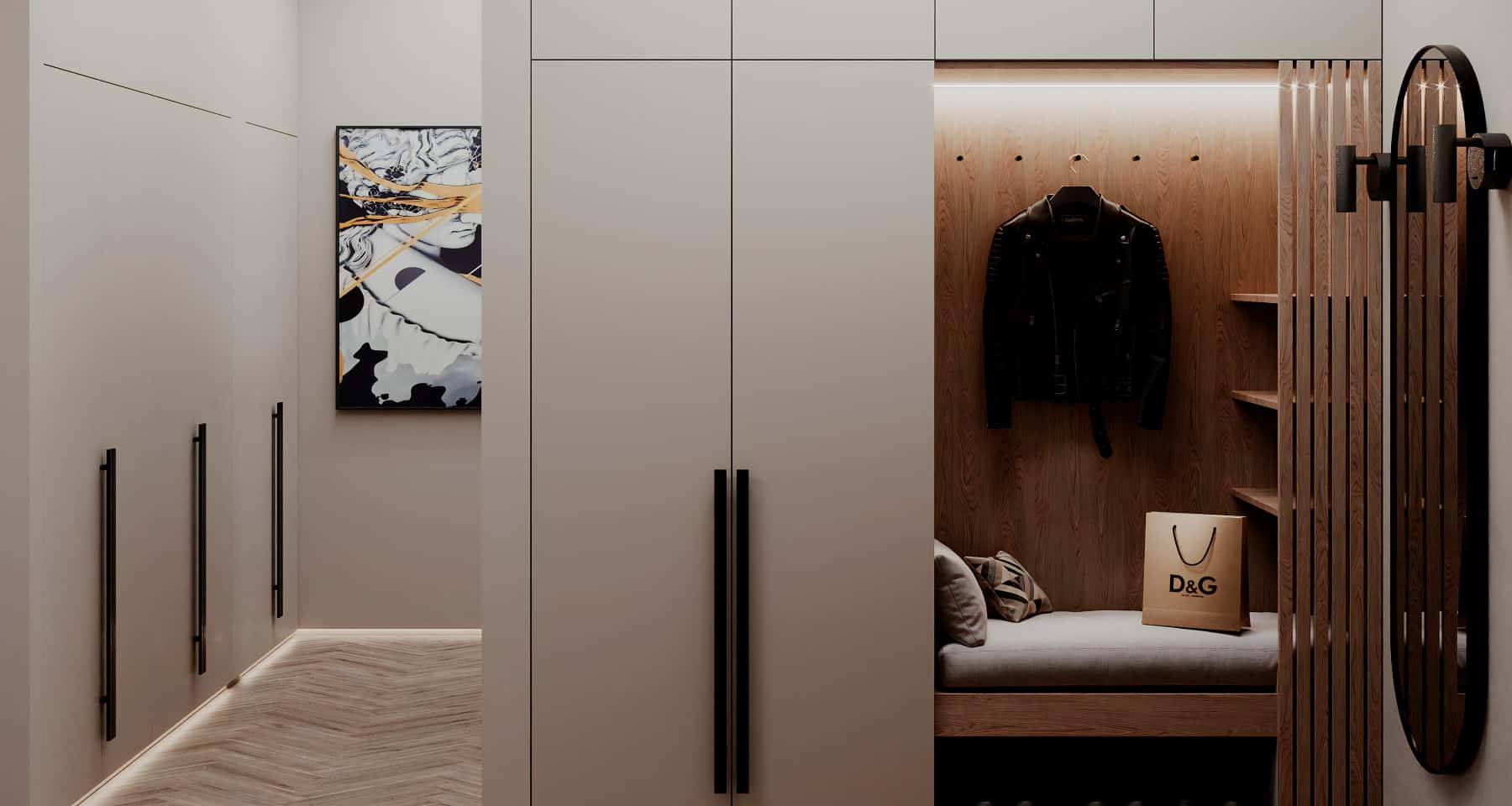 Світлий мінімалізм 2026 Сучасний дизайн квартири 2026: інтер'єр з акцентом на світлі тони та мінімалізм.