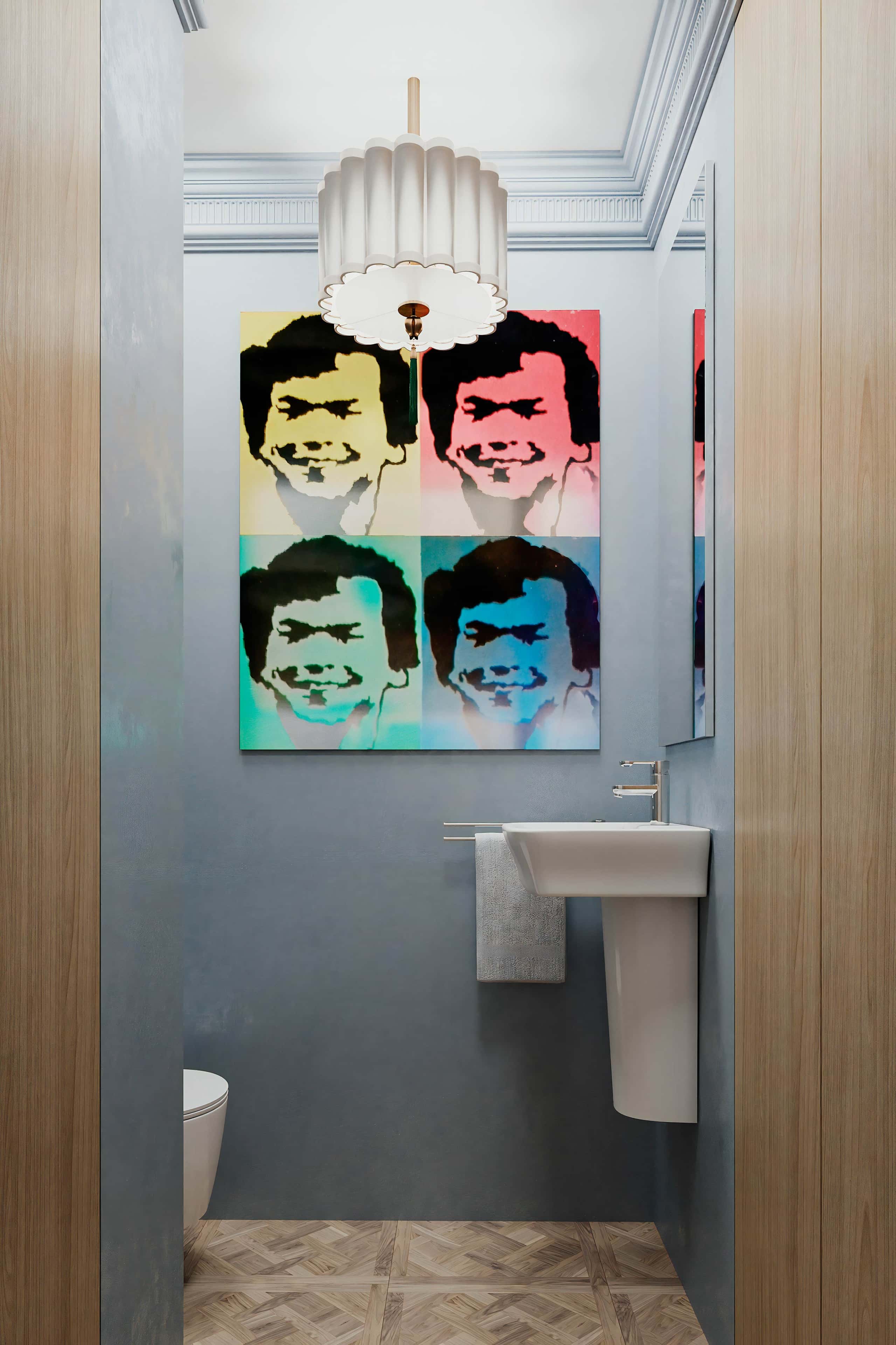 Зручний робочий куточок Сучасний дизайн квартири 2026: робочий куточок з письмовим столом та зручним кріслом.