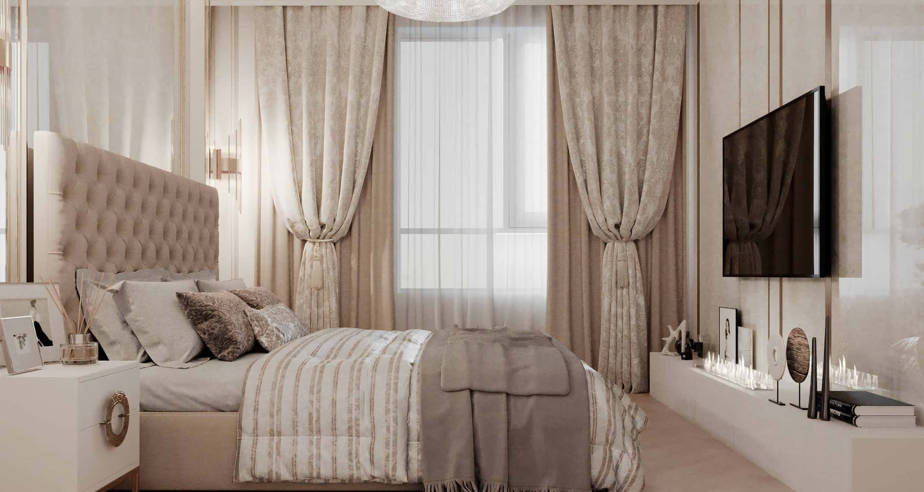 Непряме світло стелі Ідея дизайну багаторівневої стелі з гіпсокартону з непрямим освітленням.