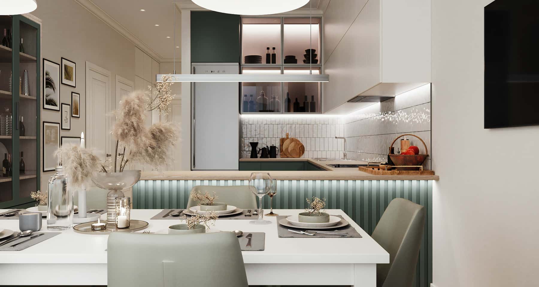 Креативний дизайн стелі Креативний дизайн стелі з гіпсокартону для вітальні з унікальним освітленням.