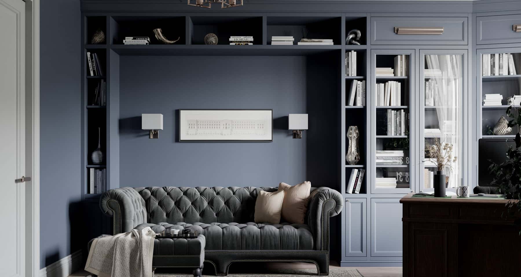 Лофт ванна кімната Інтер'єр квартири 2026: ванна кімната в стилі лофт з використанням бетону та металу