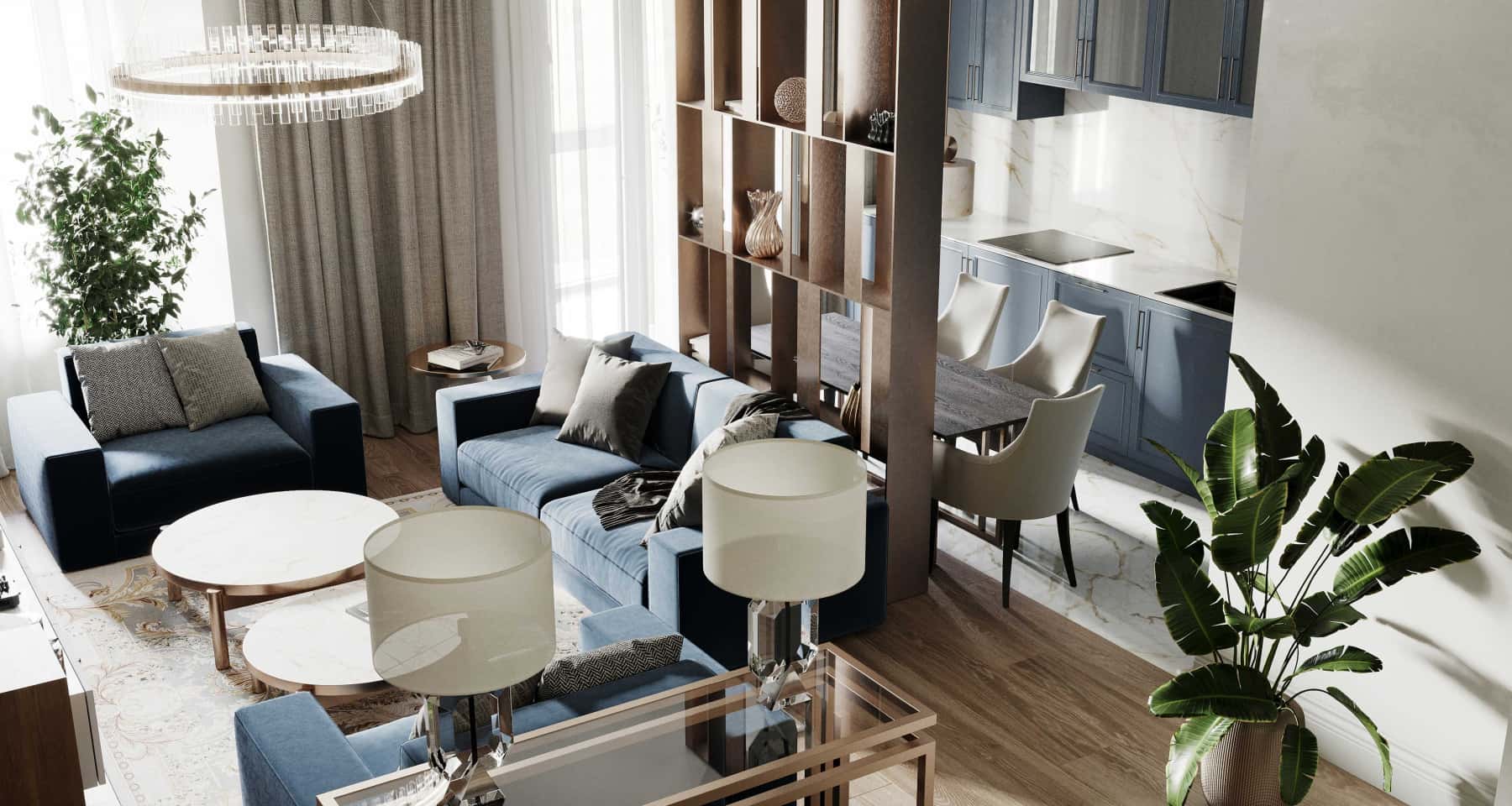 Лофт у вітальні Сучасний дизайн інтер'єру квартири 2026 року: вітальня в стилі лофт з цегляною стіною