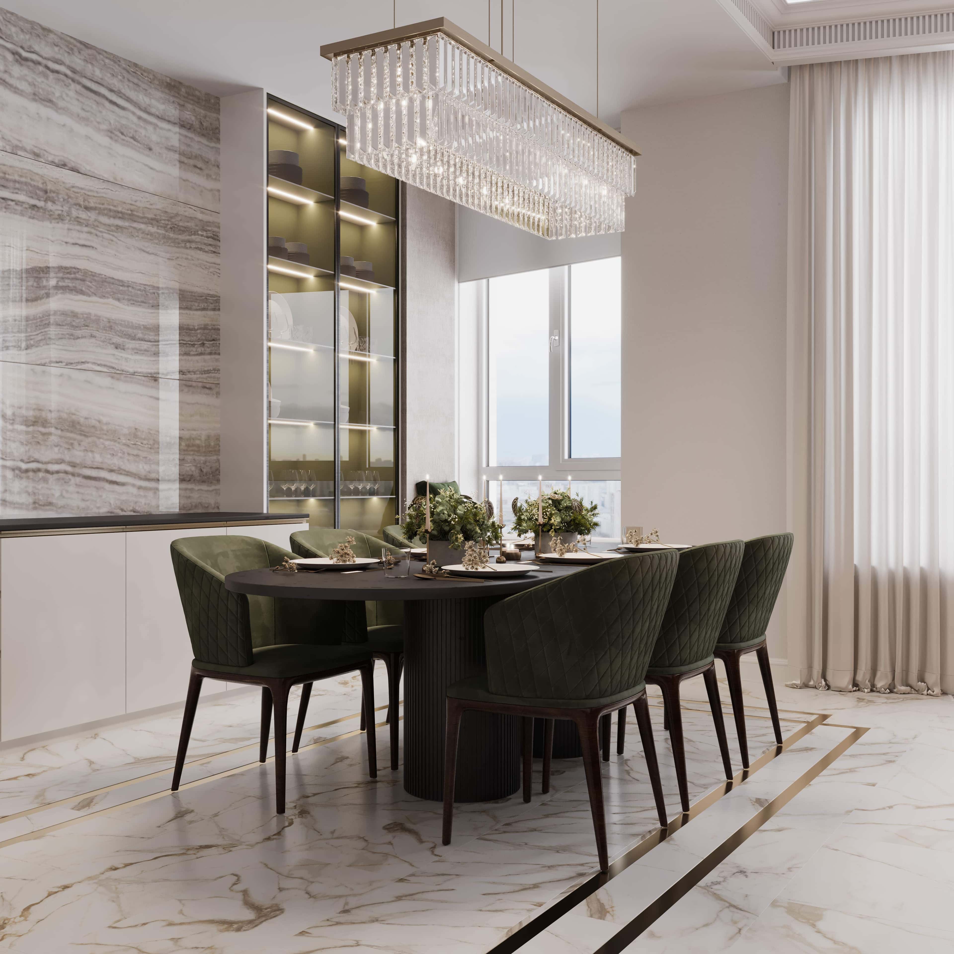 Неокласика: елегантність та комфорт Дизайн інтер'єру квартири 2026: елегантна спальня в стилі неокласика з м'яким освітленням