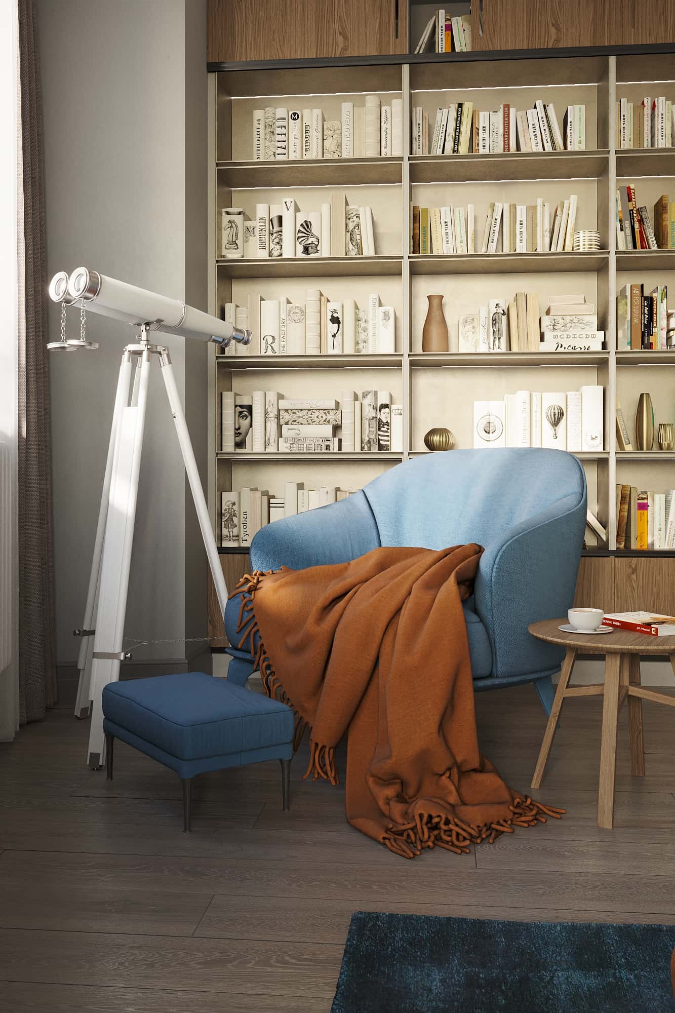 Лофт у квартирі Сучасний дизайн інтер'єру квартири 2026: затишна вітальня в стилі лофт