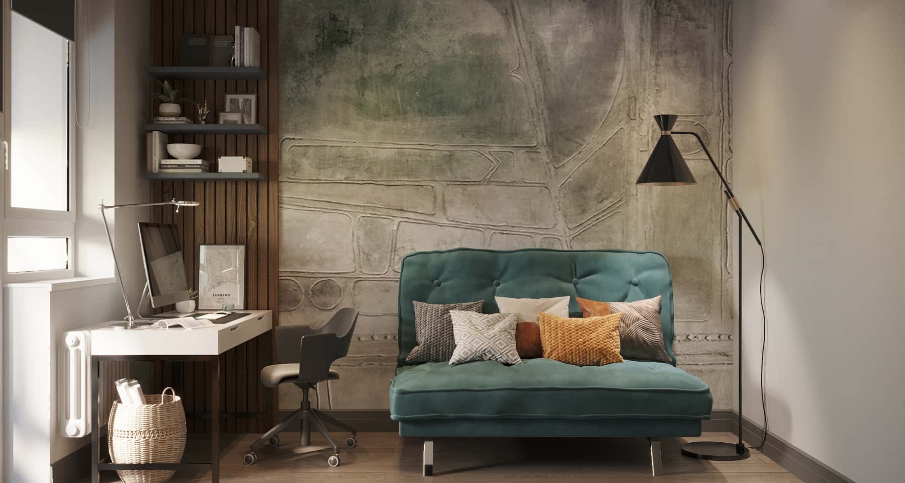 Арт-деко розкіш Елегантний дизайн інтер'єру квартири 2026 в стилі арт-деко з золотими акцентами