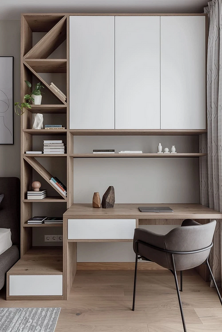 Варіант підбору плінтуса під колір меблів для створення цілісності дизайну