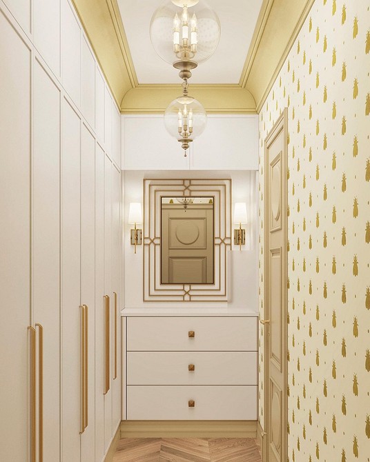 Коричневий плінтус: вдале поєднання кольору плінтуса з дерев'яною підлогою в кімнаті.