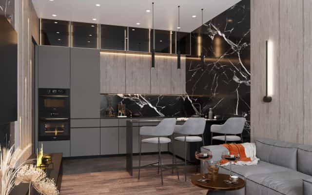 Дизайн для сім'ї Стильний інтер'єр квартири для сім'ї 2026: сучасний дизайн та планування.