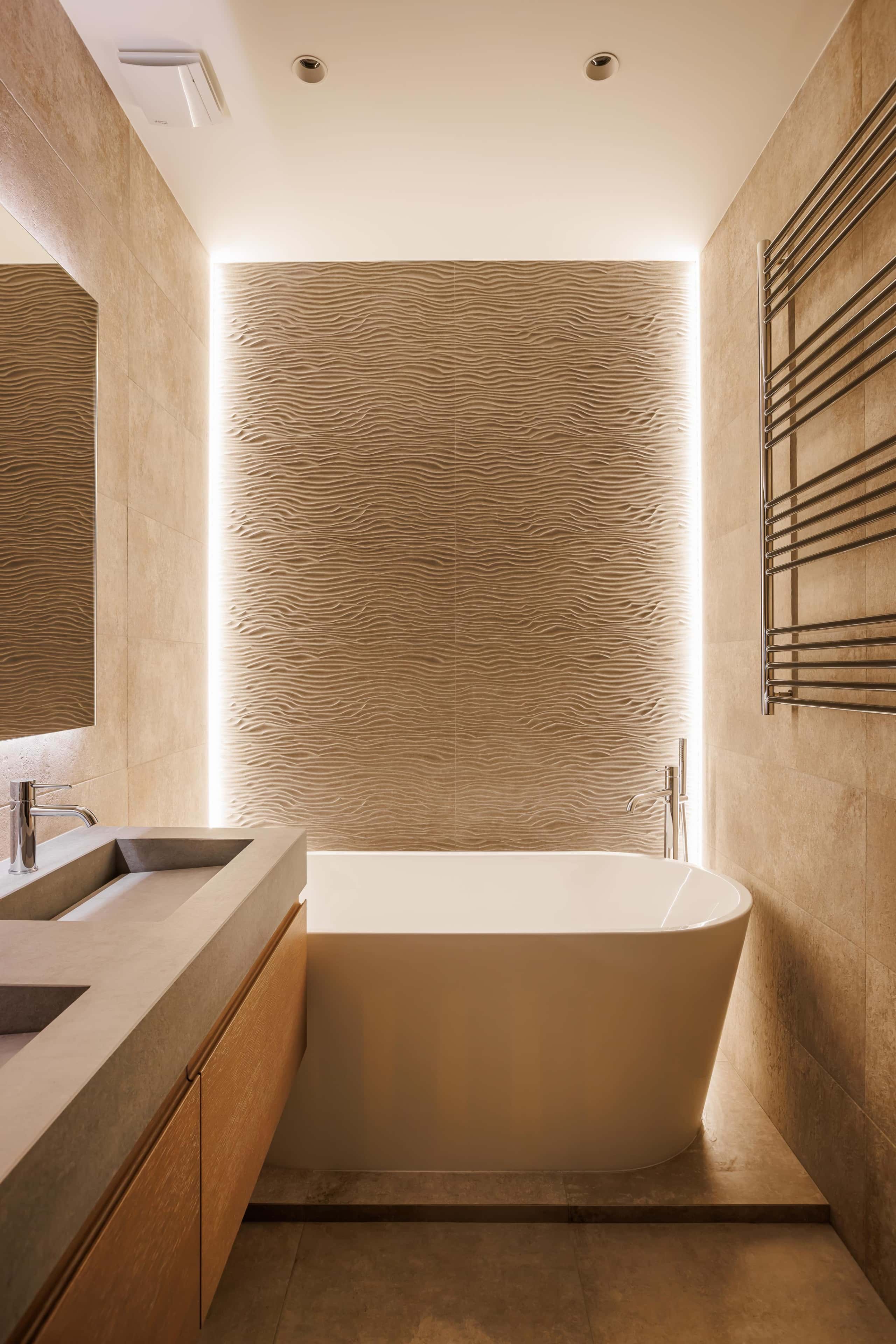 Сучасна обробка Приклад капітального ремонту квартири з елементами мінімалізму та сучасною обробкою стін.