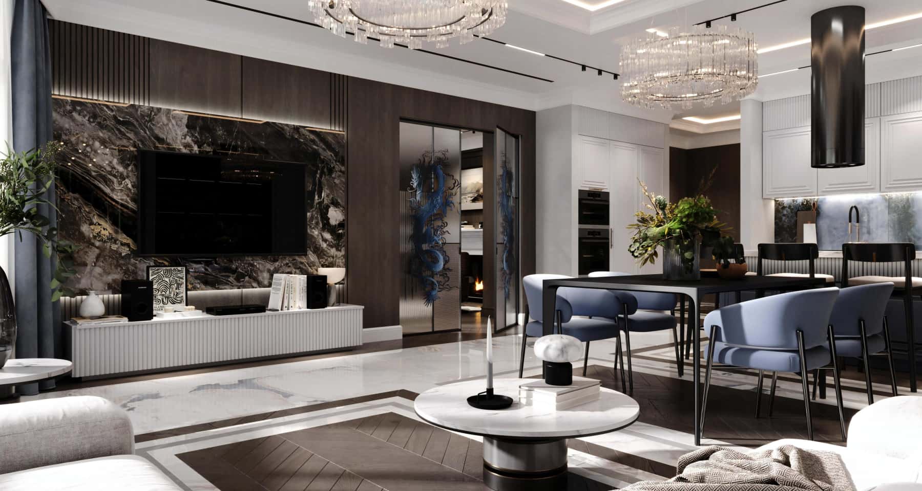 Ремонт квартири: мінімалізм 2026 Сучасний капітальний ремонт квартири з інженерною дошкою та панорамними вікнами у стилі мінімалізм