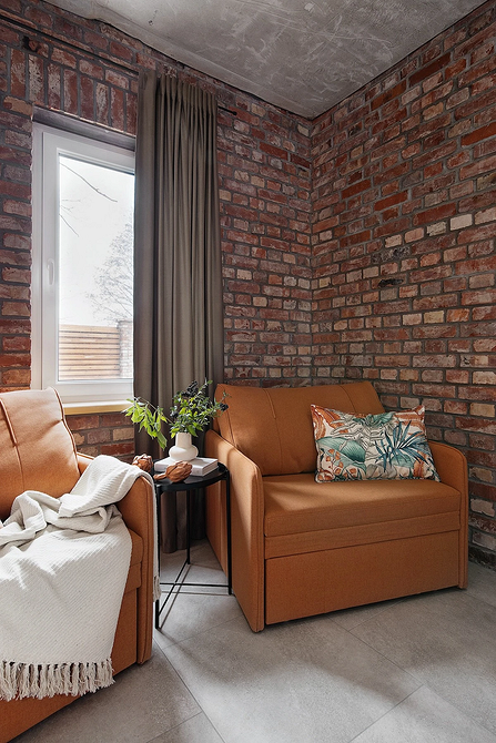 Сучасний карниз для штор 2026 в стилі мінімалізм в інтер'єрі лофт