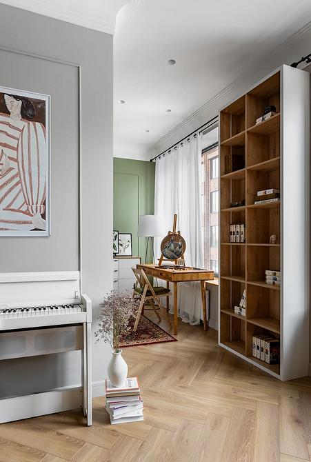 Сучасний карниз для штор 2026 у стилі мінімалізм, світлий інтер'єр