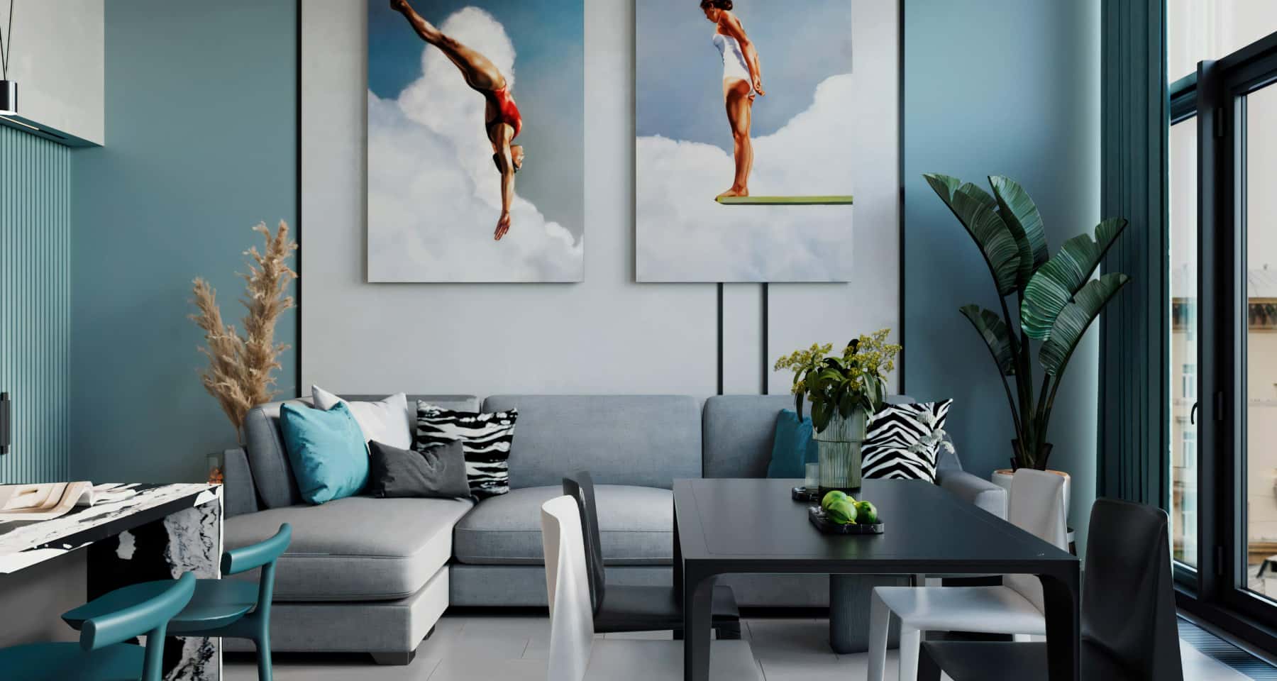 Сучасний дизайн квартири Надихаючий дизайн інтер'єру квартири 2026: сучасний стиль та затишок в кожній деталі.