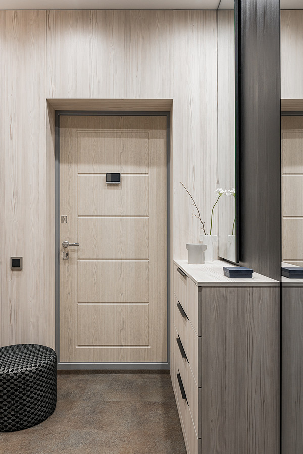 Текстура плит МДФ Детальний вигляд плити МДФ, що підкреслює її текстуру та потенціал для дизайну інтер'єрів.