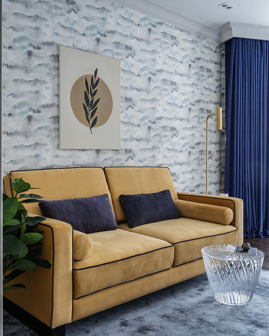 Мінімалізм та абстракція Шпалери з абстрактним малюнком в мінімалістичному інтер'єрі 2026.