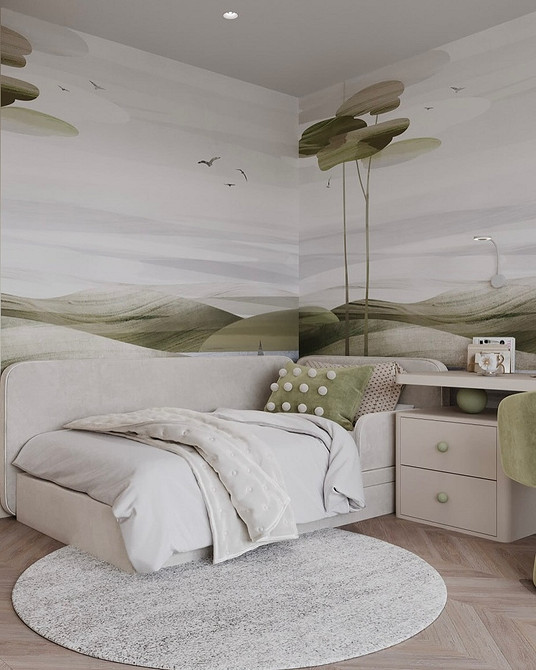 Дитяча радість Світлі шпалери в дитячій кімнаті, тренди оформлення дитячих кімнат 2026