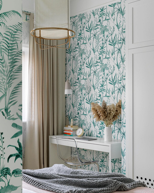 Абстракція в інтер'єрі Сучасні абстрактні шпалери в інтер'єрі вітальні, тренди 2026 року