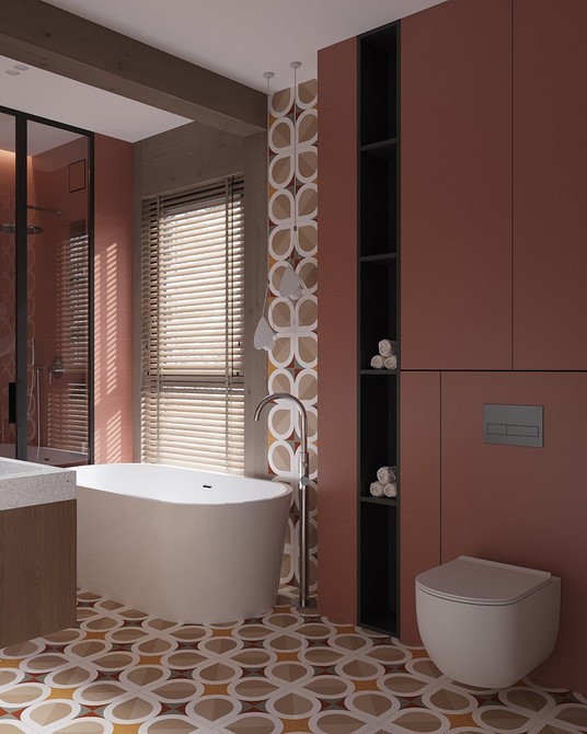 Еко-стиль плитки Стильна підлога з плитки в екологічно чистому мінімалістичному інтер'єрі 2026.