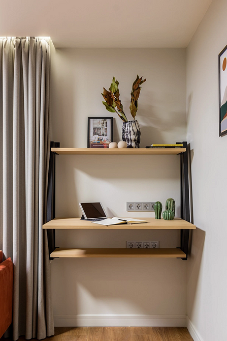 Миюча фарба у вітальні Сучасна вітальня з миючою фарбою на стінах, ідеальне рішення для довговічного ремонту