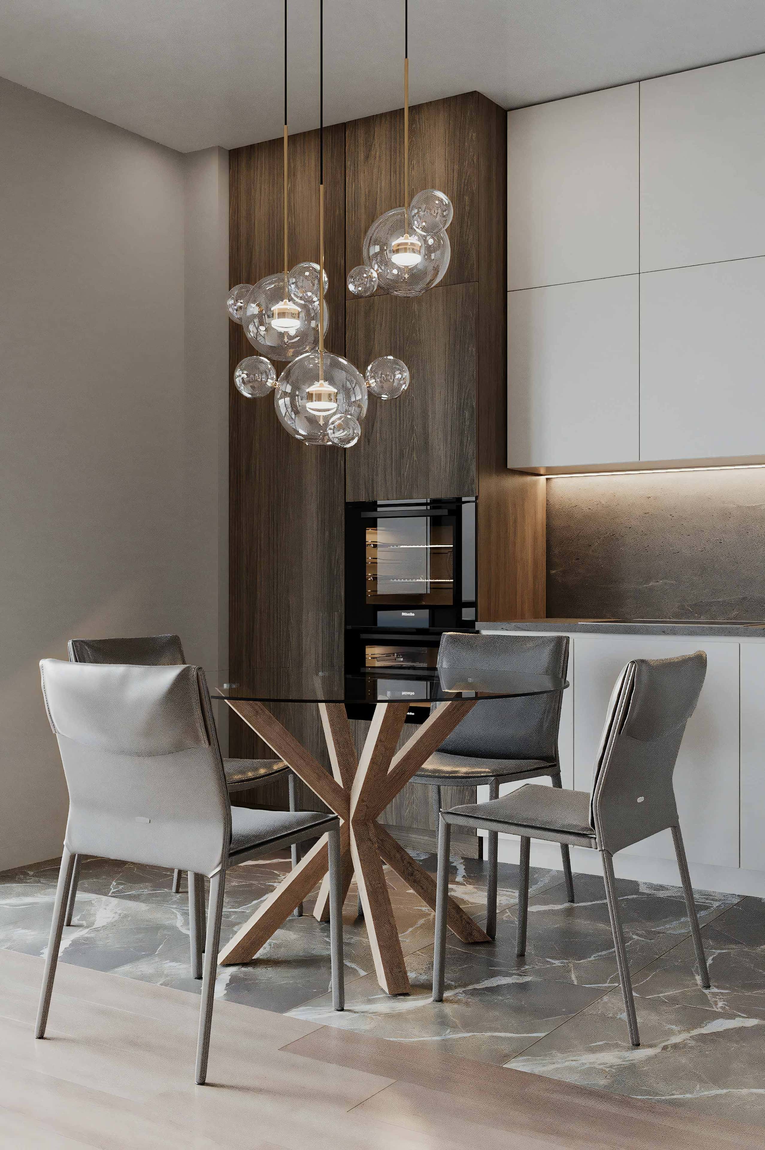 Кухня 2026: Яскравий ранок Сучасна кухня з акцентом на світлодіодне освітлення та підсвічування робочих поверхонь