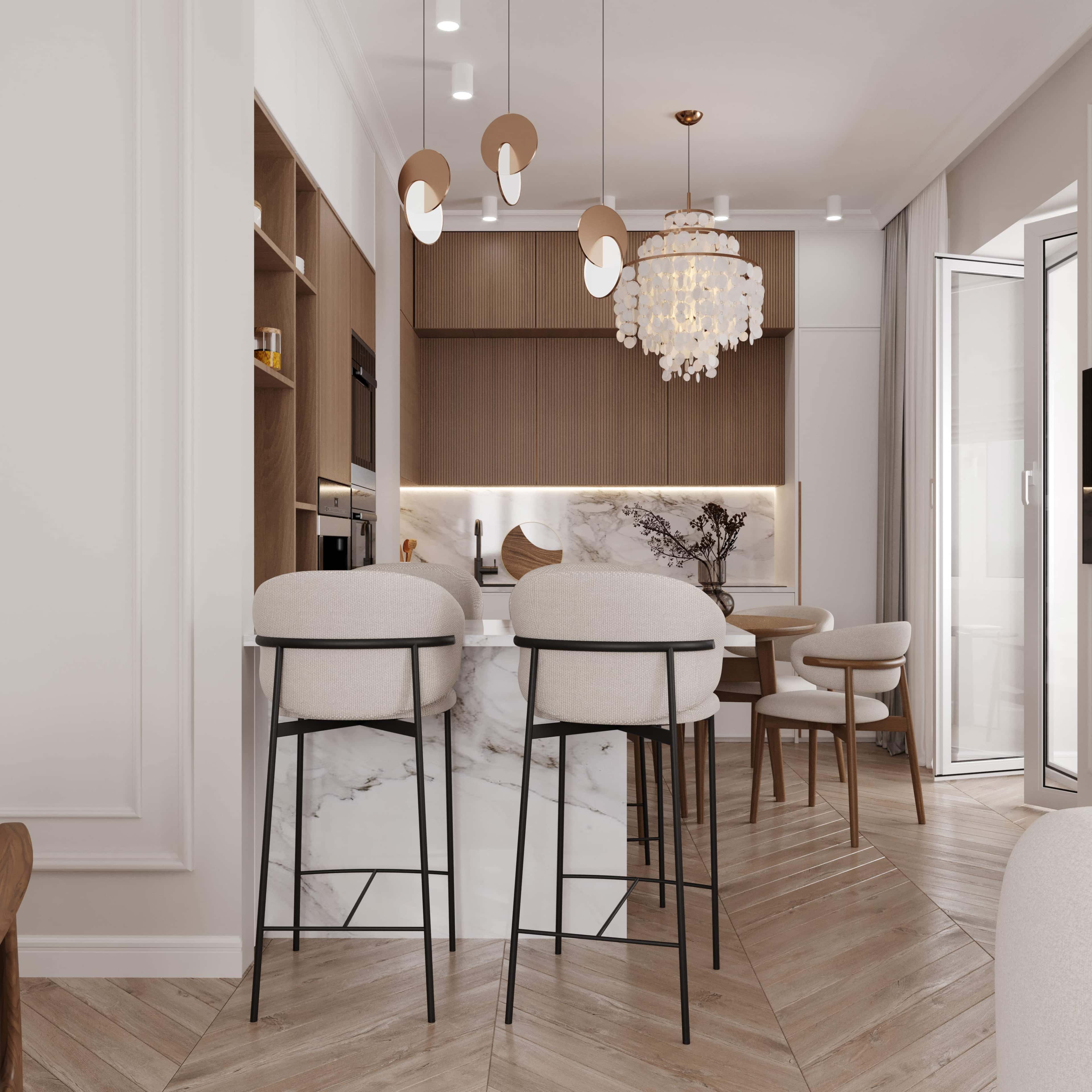 Світла вітальня 2026 Дизайн інтер'єру в світлих тонах 2026: мінімалістична вітальня з акцентом на світлі.