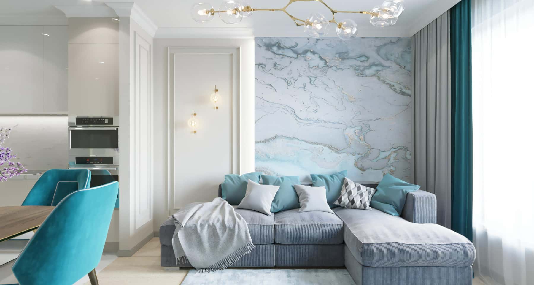 Текстури в інтер'єрі Світлий інтер'єр 2026: акцент на деталях та текстурах в світлих тонах.