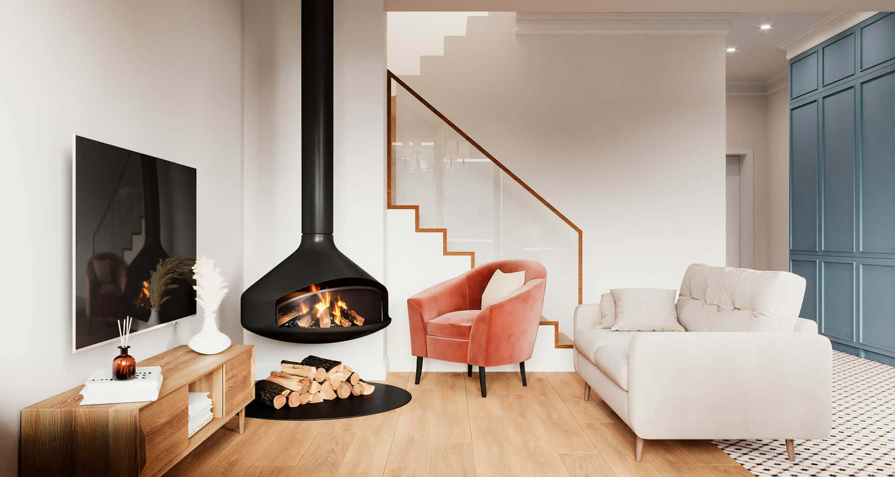 Світлий мінімалізм Мінімалістичний світлий інтер'єр 2026: функціональність і простота дизайну.