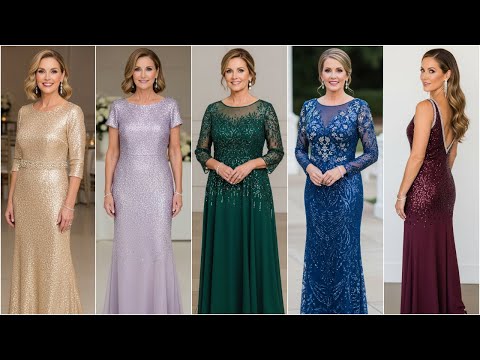 Блискучі сукні для мами нареченої: модні фасони, рукави та кольори 2025 - 13 - SeWerIn