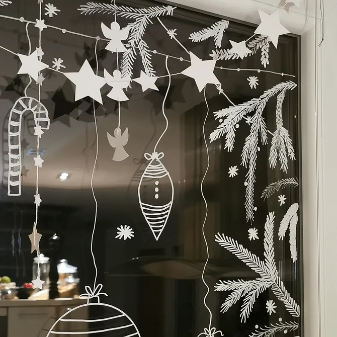 Готові шаблони витинанок Витинанки 2026: готові шаблони для прикрашання вікон до новорічних свят