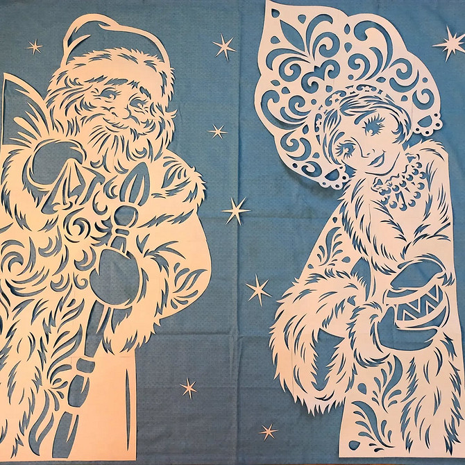 Зимова казка на вікнах Витинанки 2026: ідеї та шаблони для створення зимової казки на вікнах.